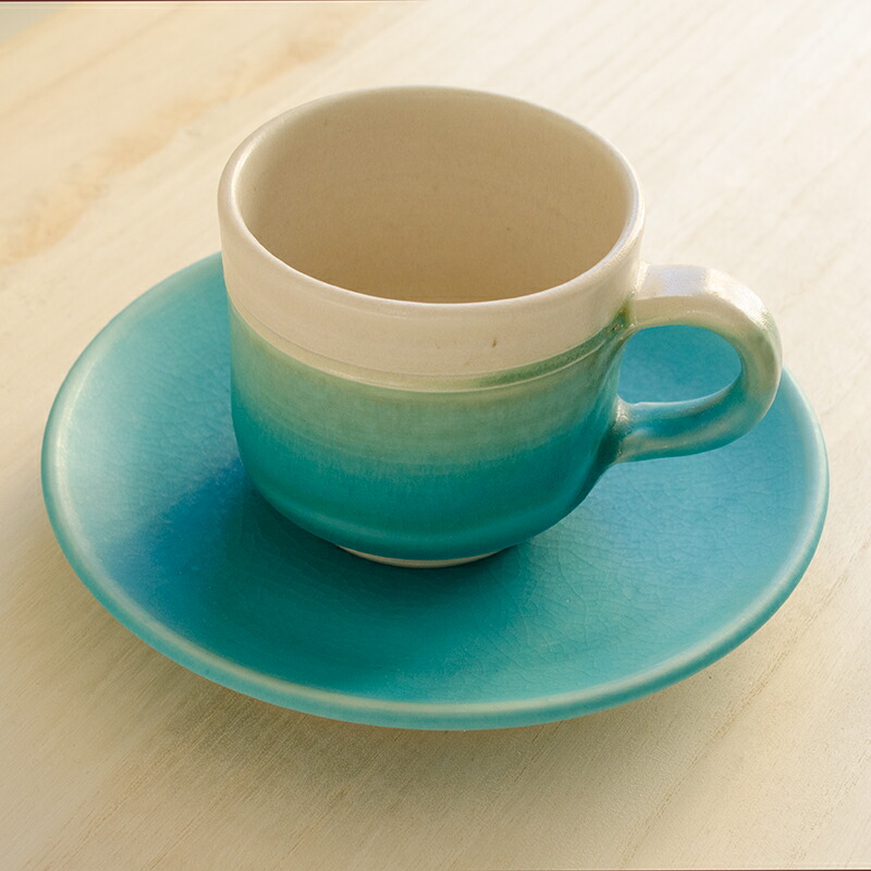 楽天市場 マグカップ 環窯 たまきがま カップ ソーサー 皿 コーヒーカップソーサー トルコ釉 ギフト Starry Shop R