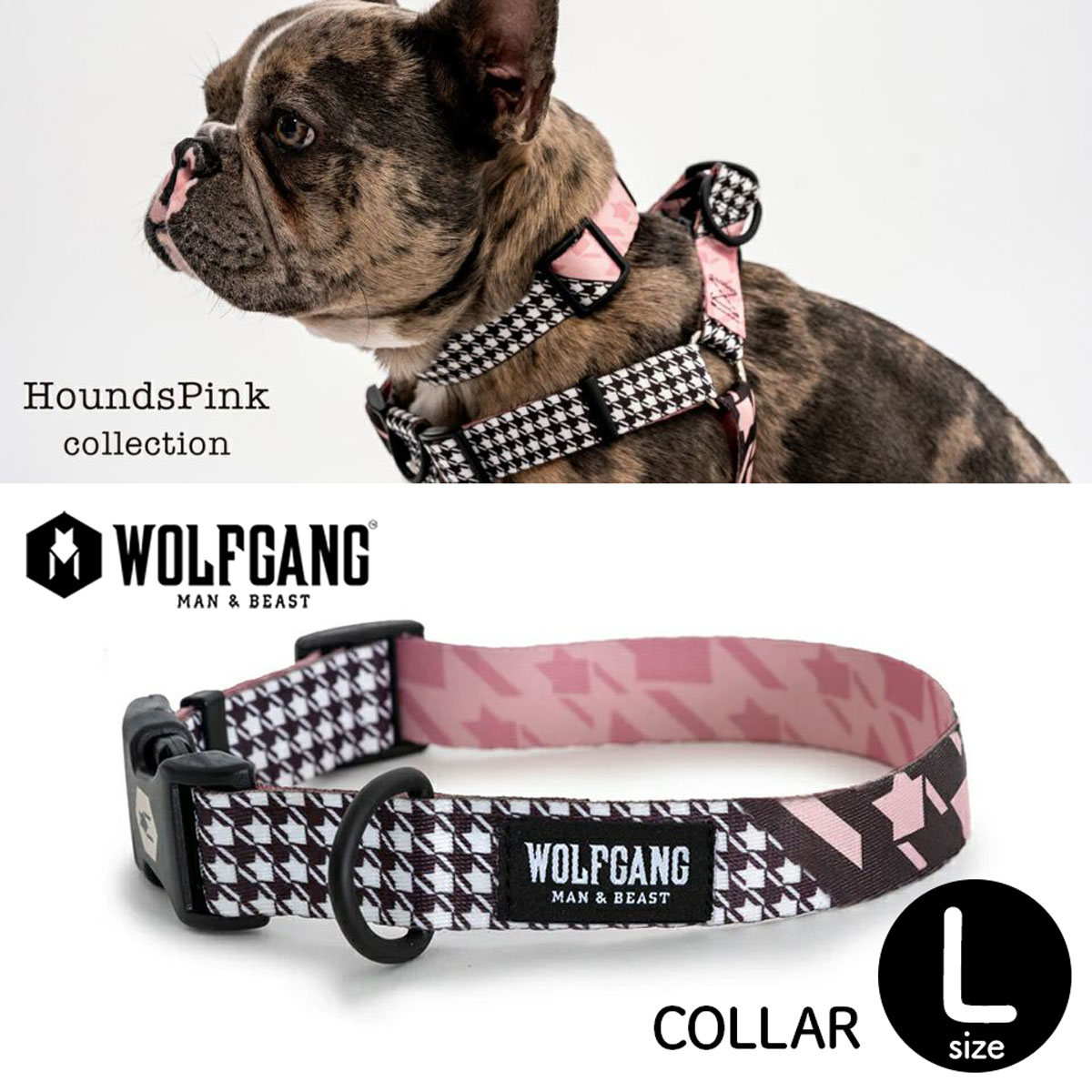 楽天市場】犬 首輪 ウルフギャング WOLFGANG HoundsPink Collar COLLAR