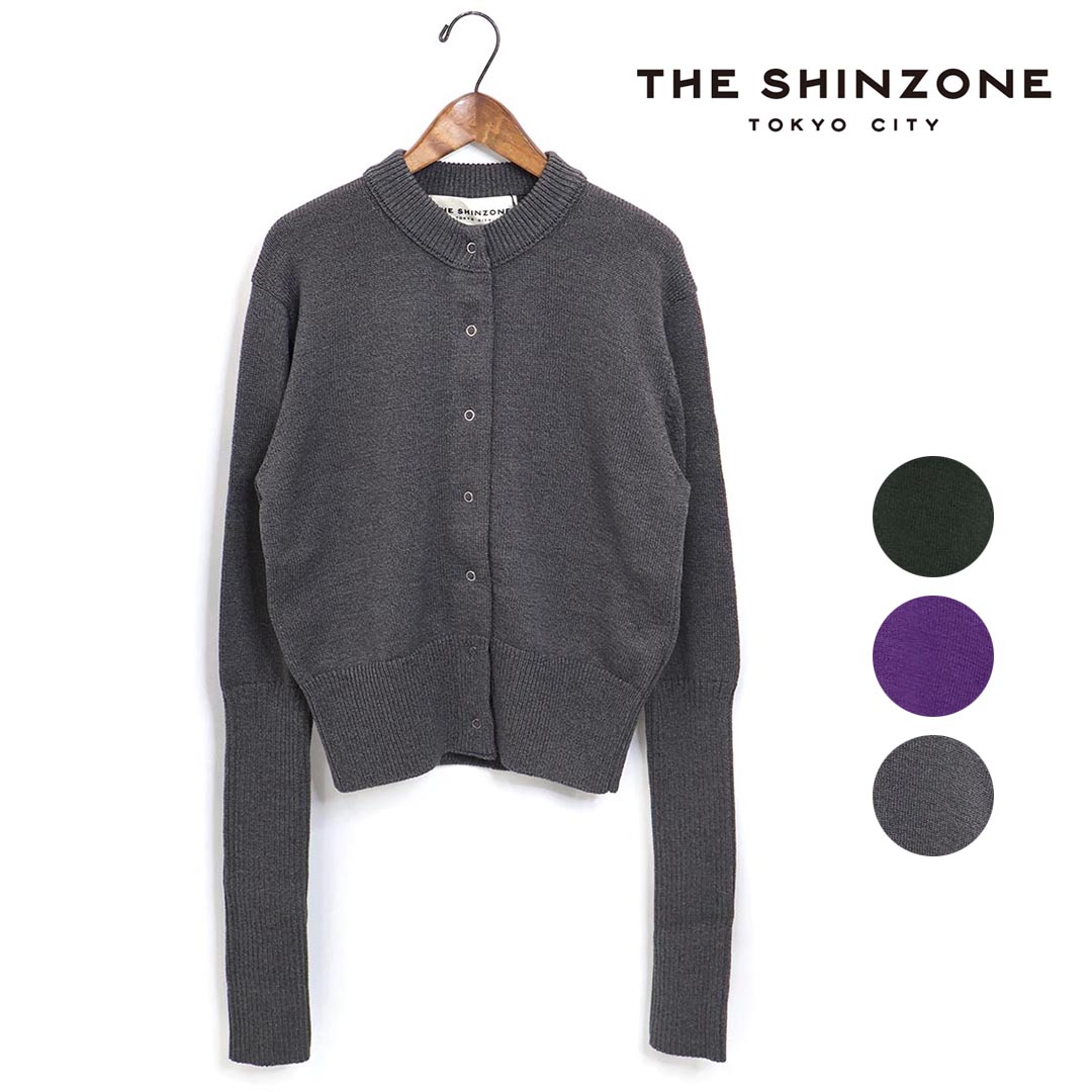 ★レディース THE SHINZONE ザ シン地域 ロングリブカーディガン 品番：23AMSNI05【クーポン券客体外】