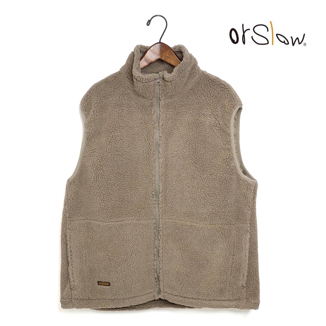【or slow オアスロウ】 ベスト　※サイズ4 orSlow オアスロウ 60/40クロス リバーシブルベスト ロクヨン