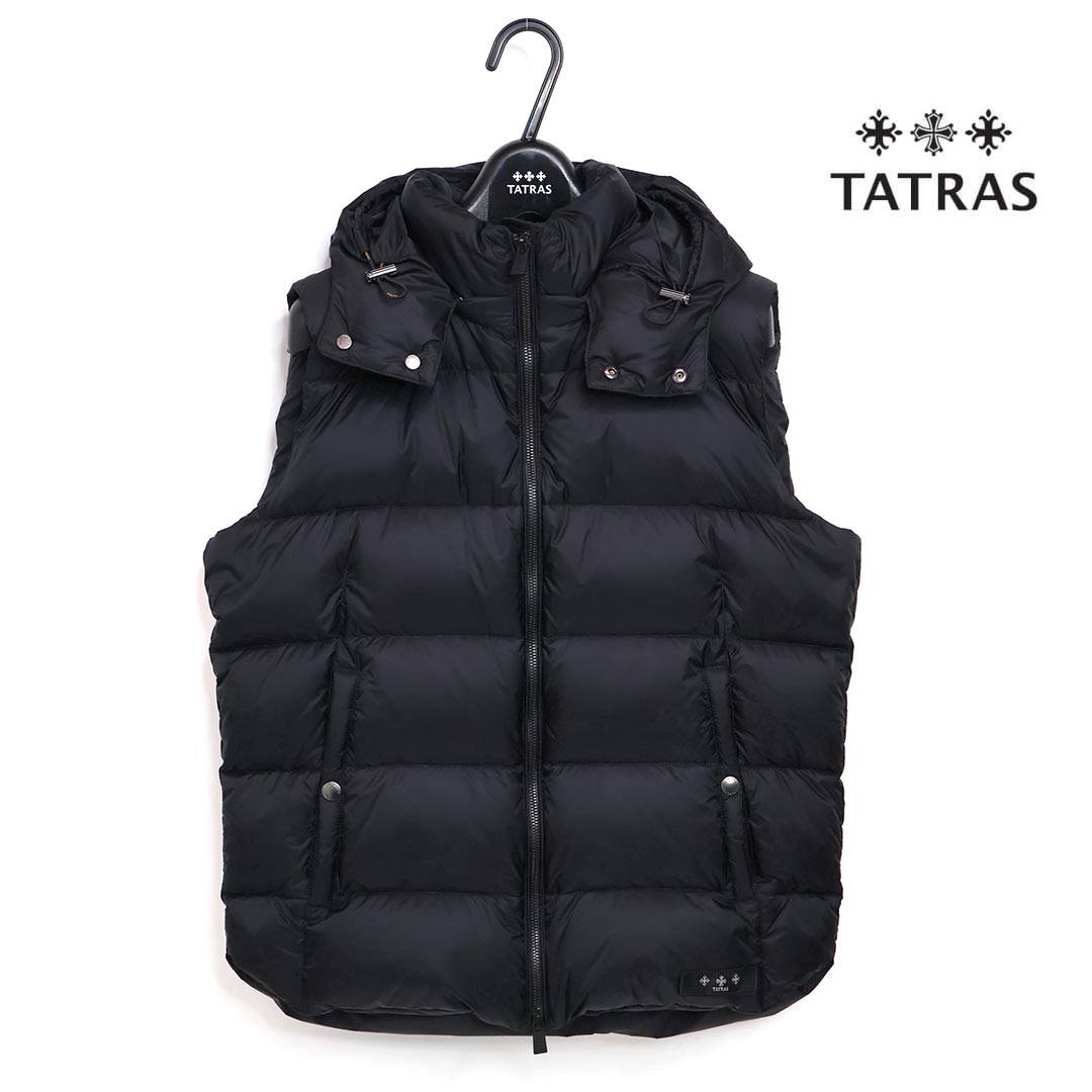 タトラス ダウンベスト カーキ 44 MTA-444MSH タトラス ダウンベスト