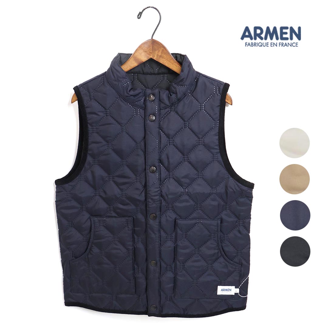 Armen アーメン　STAND COLLAR VEST Armen アーメン STAND COLLAR VEST ARMEN (アーメン) - unfil9