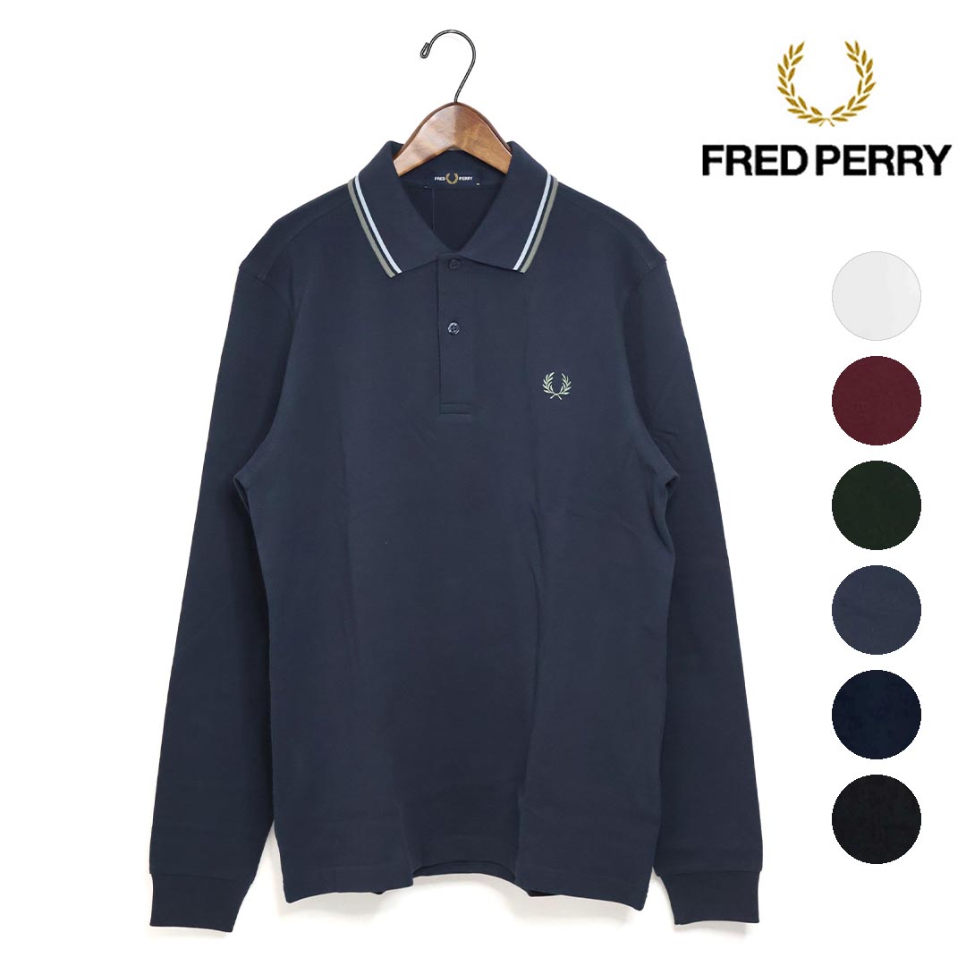 【引き換え証散り散り！】メンズ レディース FRED PERRY フレッドペリー The Fred Perry Shirt ワンポイントロゴタイプ刺しゅう ロングスリーブポロシャツ 品番：M3636
