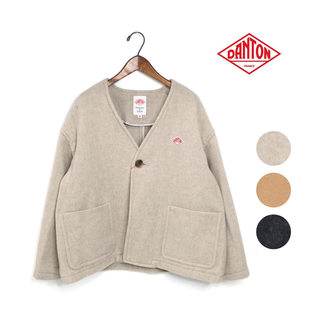 【引き換え証散り散り！】☆☆【SALE】レディース DANTON ダントン 羊毛パイルVのど首上衣 品番：DT-A0542SWP【30%OFF】