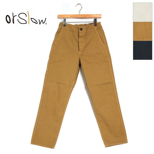 楽天市場】orslow / UNISEX MODEL / FRENCH WORK PANTS / HERRING BONE