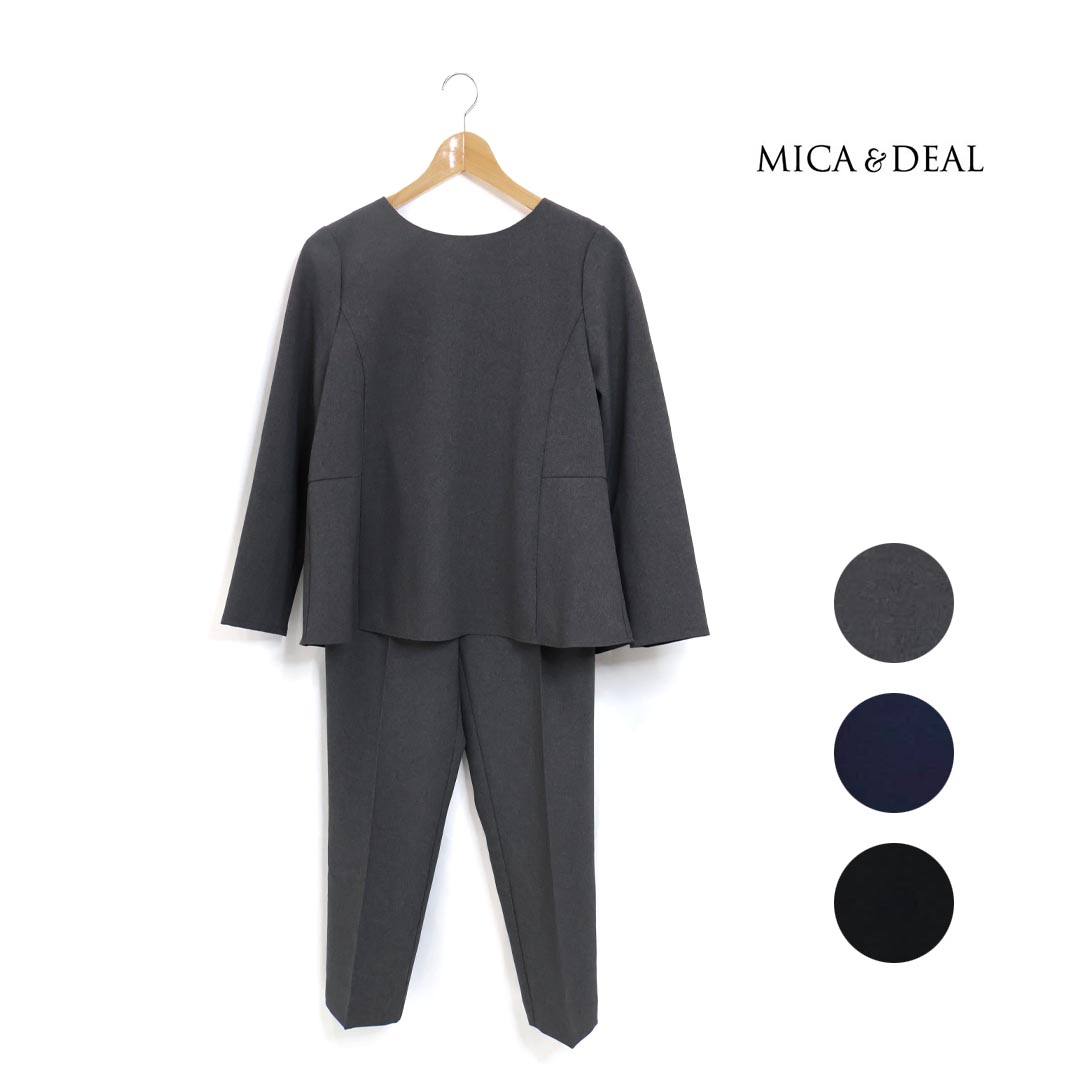 【引き換え証散り散り！】☆☆【SALE】レディース MICA\u0026DEAL マイカ＆ディール バックプリーツセットアップ 品番:M00E028OP【30%OFF】