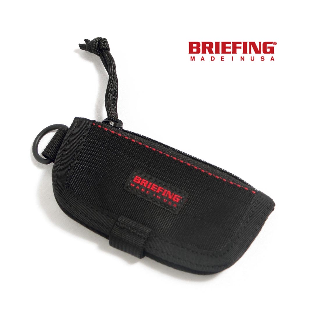 ★手当たり容れもの BRIEFING ブリーフィング ZIP KEY CASE ジップ 手当たり容れもの 品番：BRA221A03【2個まで電子メイル便送りとどけるのみ】【引き換え証客体外】