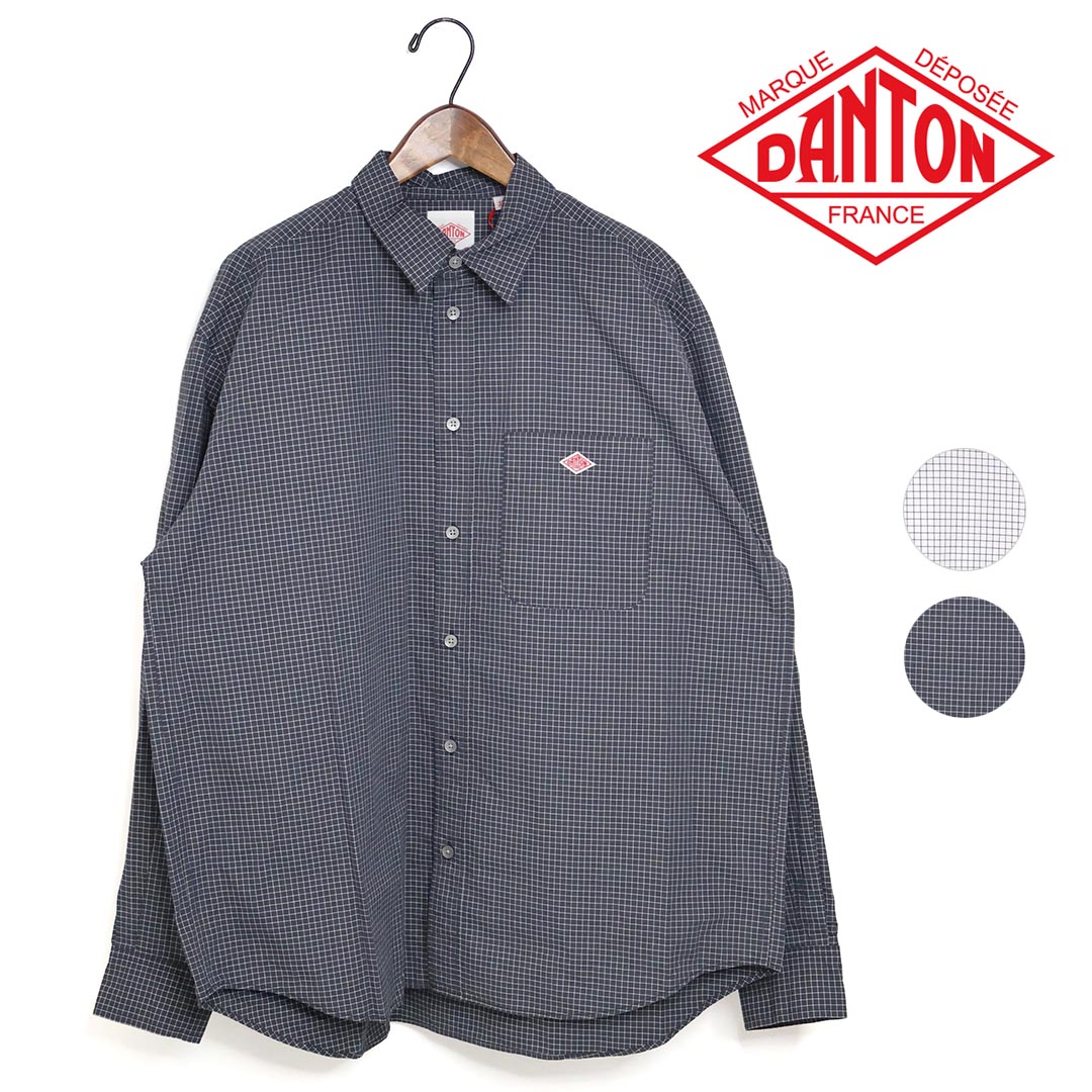 ☆【SALE】メンズ DANTON ダントン コットンタイプライター 長袖ワークシャツ 品番：DT-B0392CTH【20％OFF】｜star＆bars