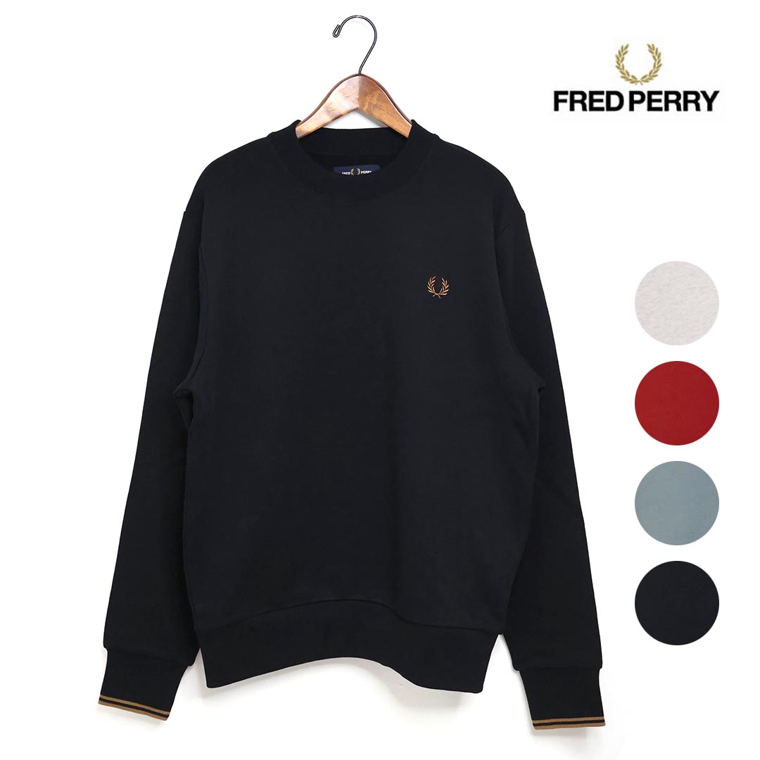 メンズ FRED PERRY フレッドペリー Crew Neck Sweatshirt クルーネックスウェット 品番：M7535