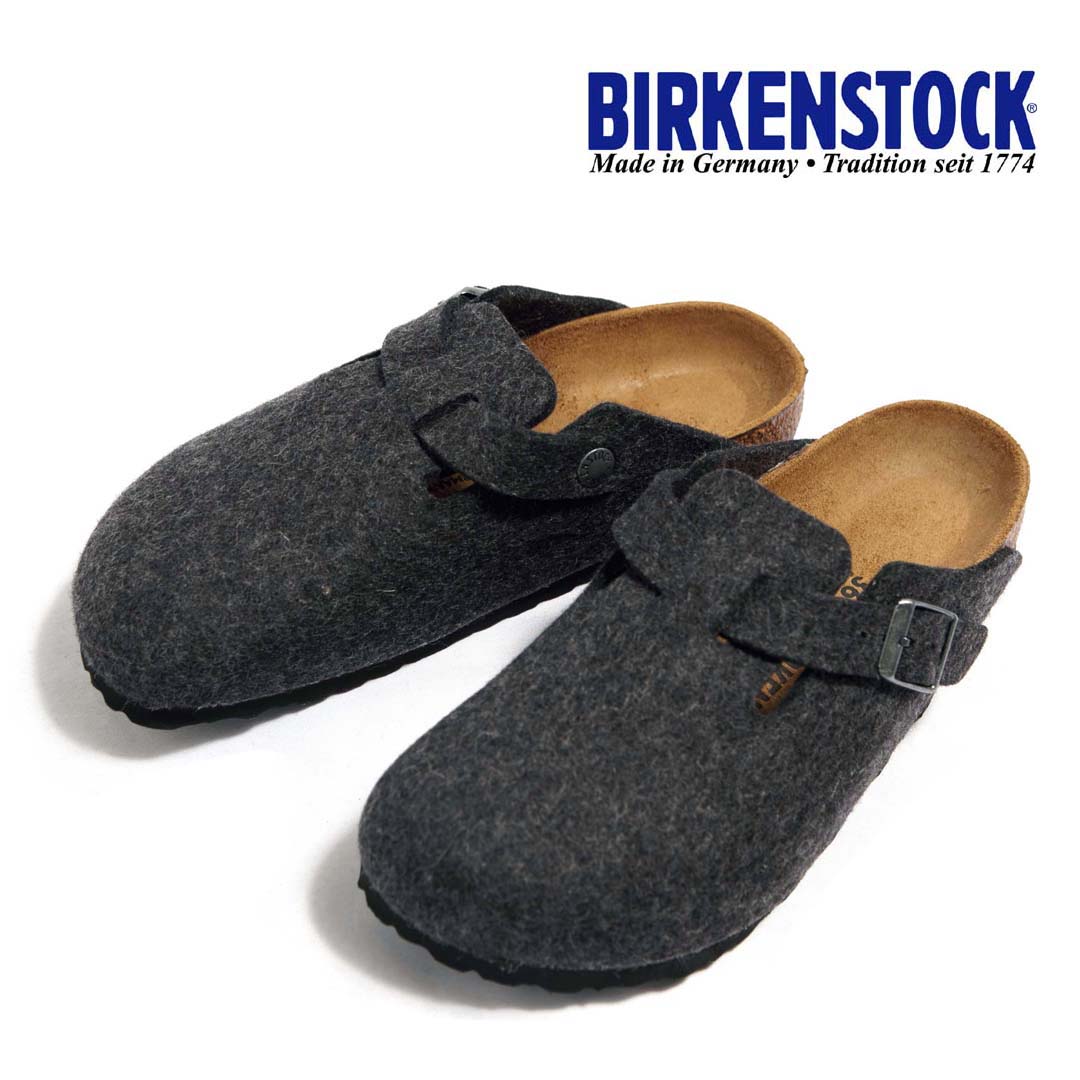 メンズ レディース BIRKENSTOCK ビルケンシュトック Boston ウールフェルト 品番：0160371(幅広) 0160373(幅狭)【クーポン対象外】｜star＆bars