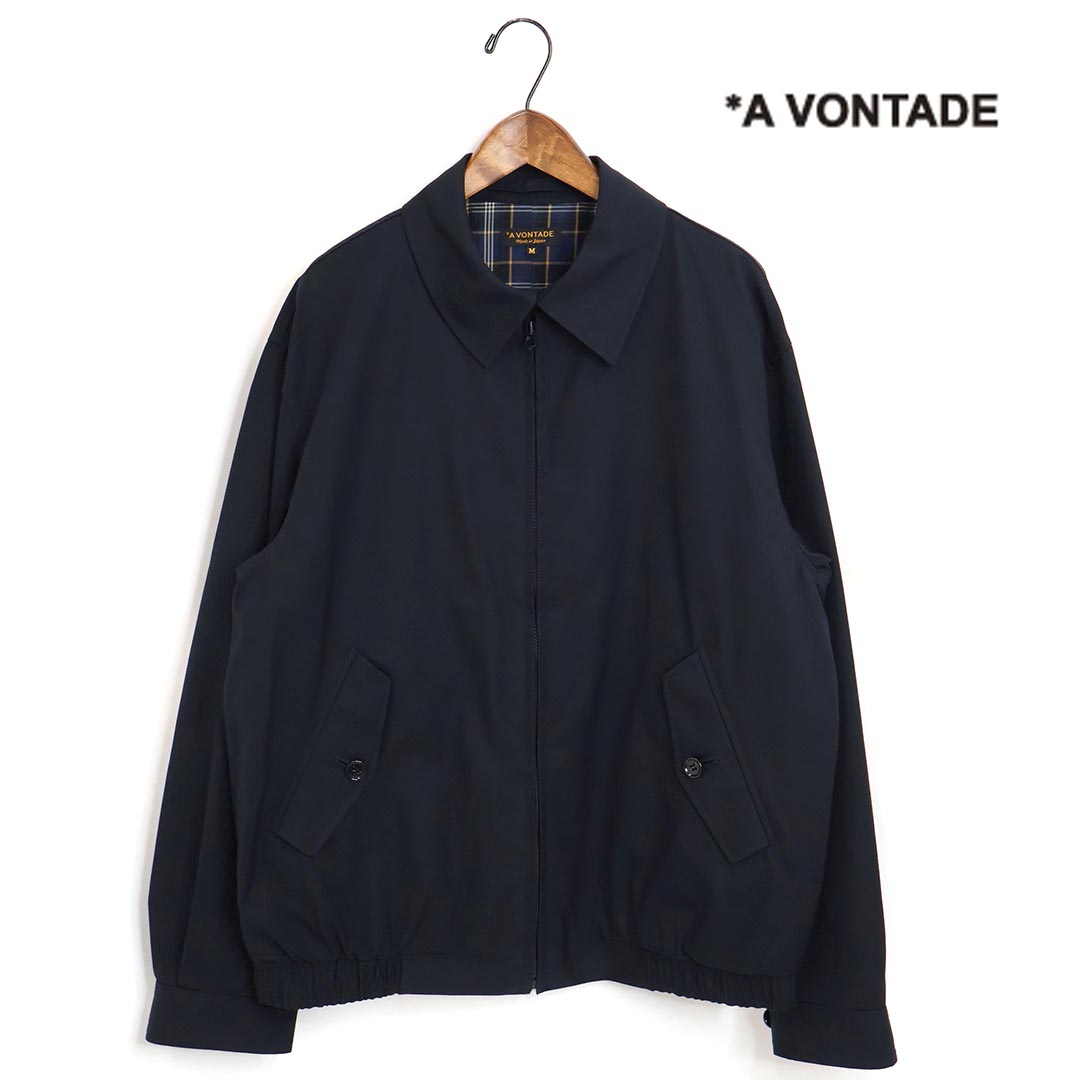 【クーポン配布！】メンズ A VONTADE ア ボンタージ Harrington Jacket Ver.2 ハリントンジャケット 品番：VTD-0501-JK2｜star＆bars