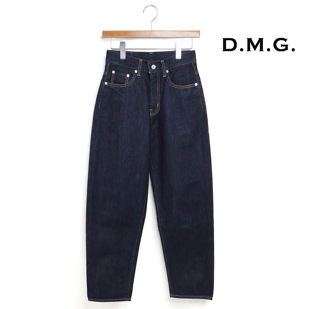レディース D.M.G. ディーエムジー 12.5ozデニム カーブ ラインパンツ 品番：11-0220C
