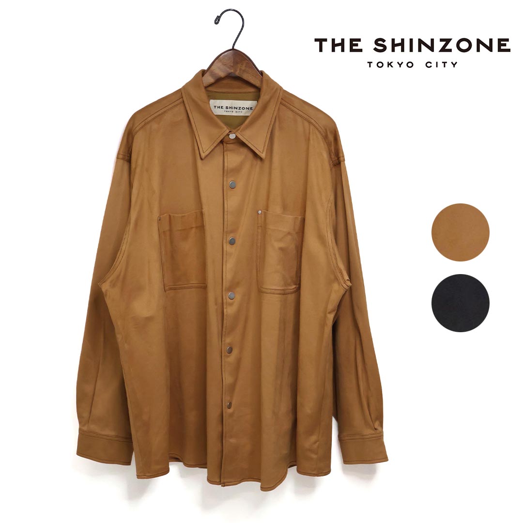★レディース THE SHINZONE ザシンゾーン SUEDE SHIRT スウェード シャツ 品番:25AMSBL03