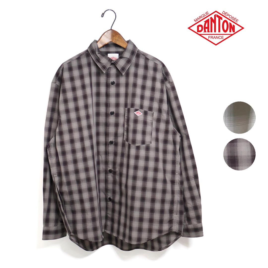 ダントン　オックスフォードシャツ 楽天市場】DANTON(ダントン) オックスフォード バンドカラー