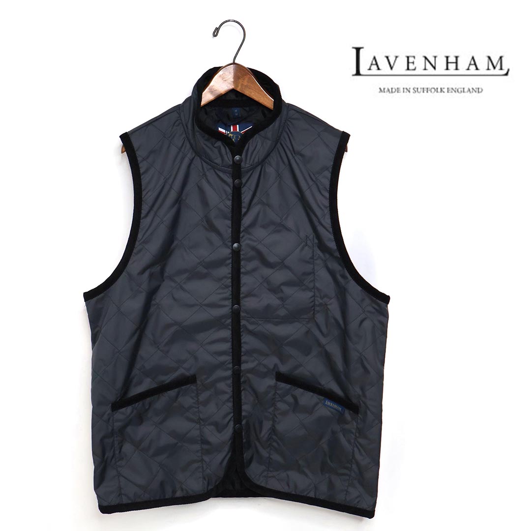 〇【SALE】メンズ LAVENHAM ラベンハム Unwadded Mickfield アンワディッド ミックフィールド キルティング ベスト 品番:LV11019 正規取扱店【10%OFF】【クーポン対象外】|star&bars