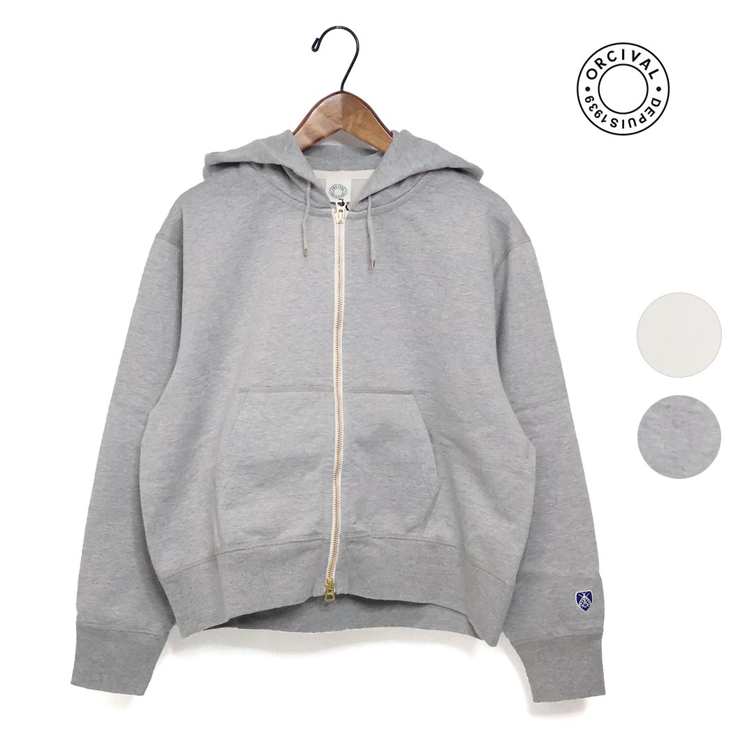〇【SALE】レディース ORCIVAL オーシバル オーチバル Brushed Cotton French Terry Zip Hoodie 裏毛 コットン フレンチテリージップフーディー OR-C0531FWZ【10%OFF】【クーポン対象外】|star&bars
