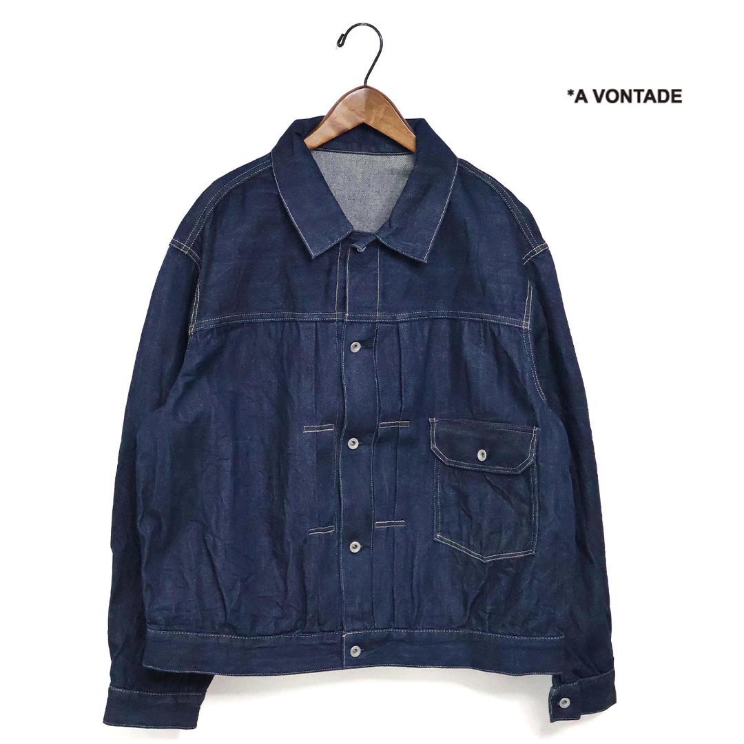 メンズ A VONTADE ア ボンタージ No.2 Denim Blouse -One Washed No.2 デニムブラウス -ワンウォッシュ 品番：VTD-0560XX-JK