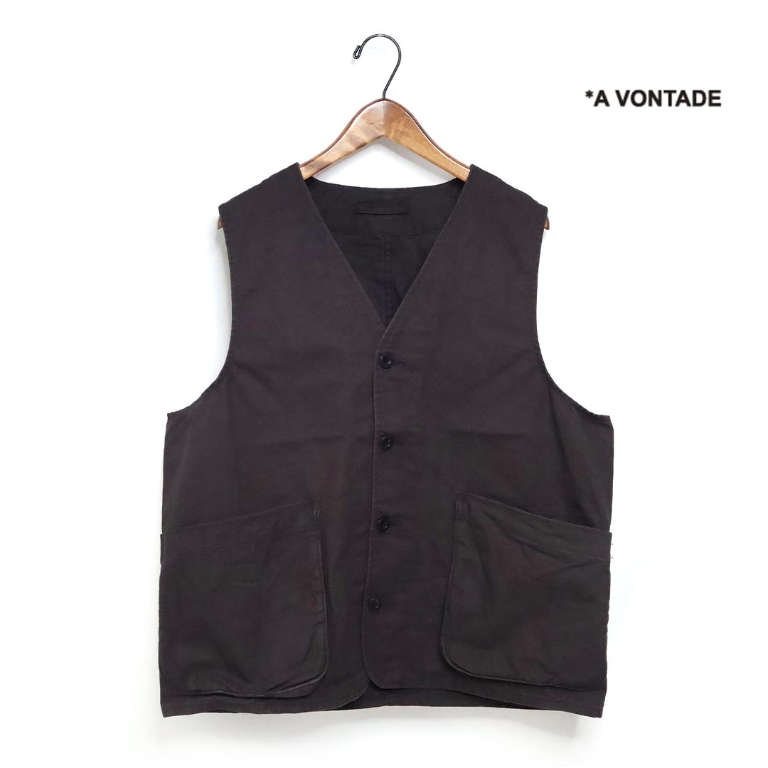 メンズ A VONTADE ア ボンタージ UTILITY VEST ユーティリティ ベスト 品番：VTD-0594-VT