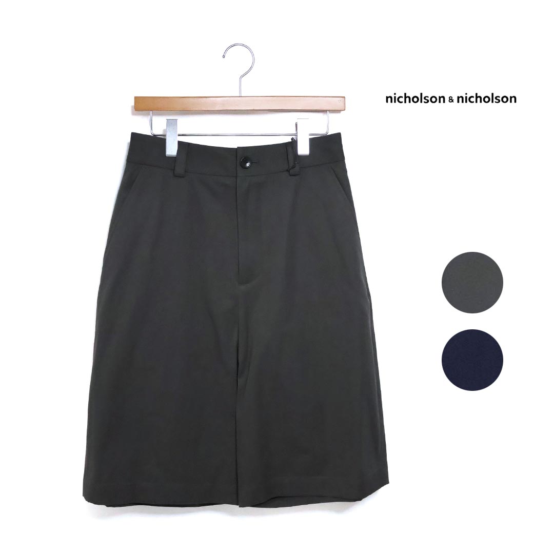 〇【SALE】レディース nicholson&nicholson ニコルソンアンドニコルソン ショートパンツ 品番：TATE-CHINO【10％OFF】｜star＆bars