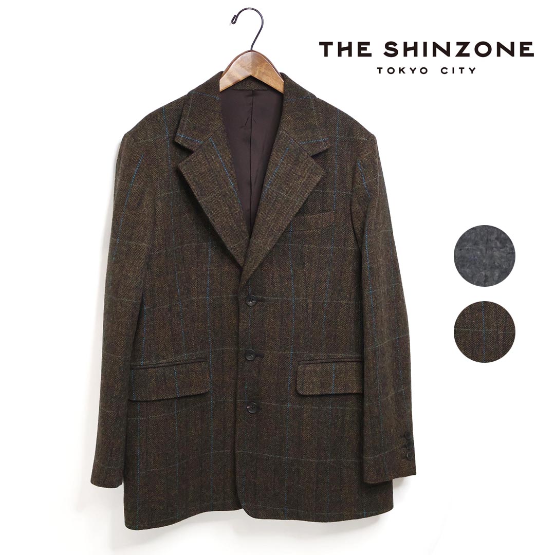 ★レディース THE SHINZONE ザシンゾーン WOOL SINGLE BREASTED JACKET シングルブレストジャケット 品番:25AMSJK03【引き換え証客体外】