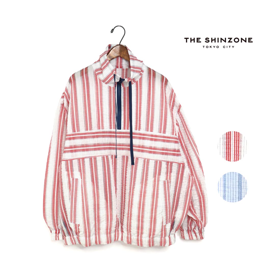 ☆【SALE】レディース THE SHINZONE ザシンゾーン SHEER STRIPED ANORAK JACKET 品番:25MMSJK04【40%OFF】【クーポン対象外】