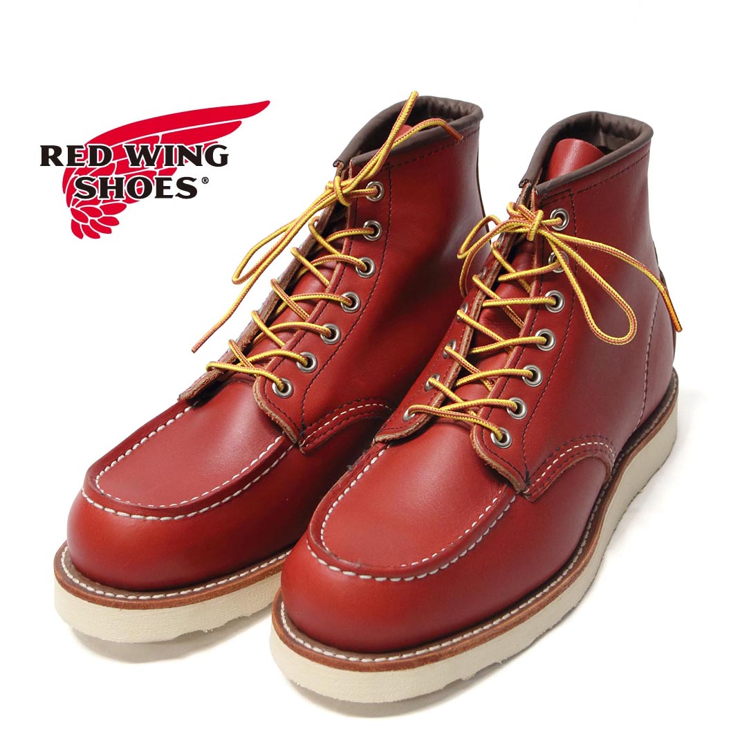 *メンズ RED WING レッドウィング 6-inch Classic Moc MOCTOE アイリッシュセッター 品番：8875 ORO RUSSET【RED WINGJAPAN正規品】【クーポン対象外】