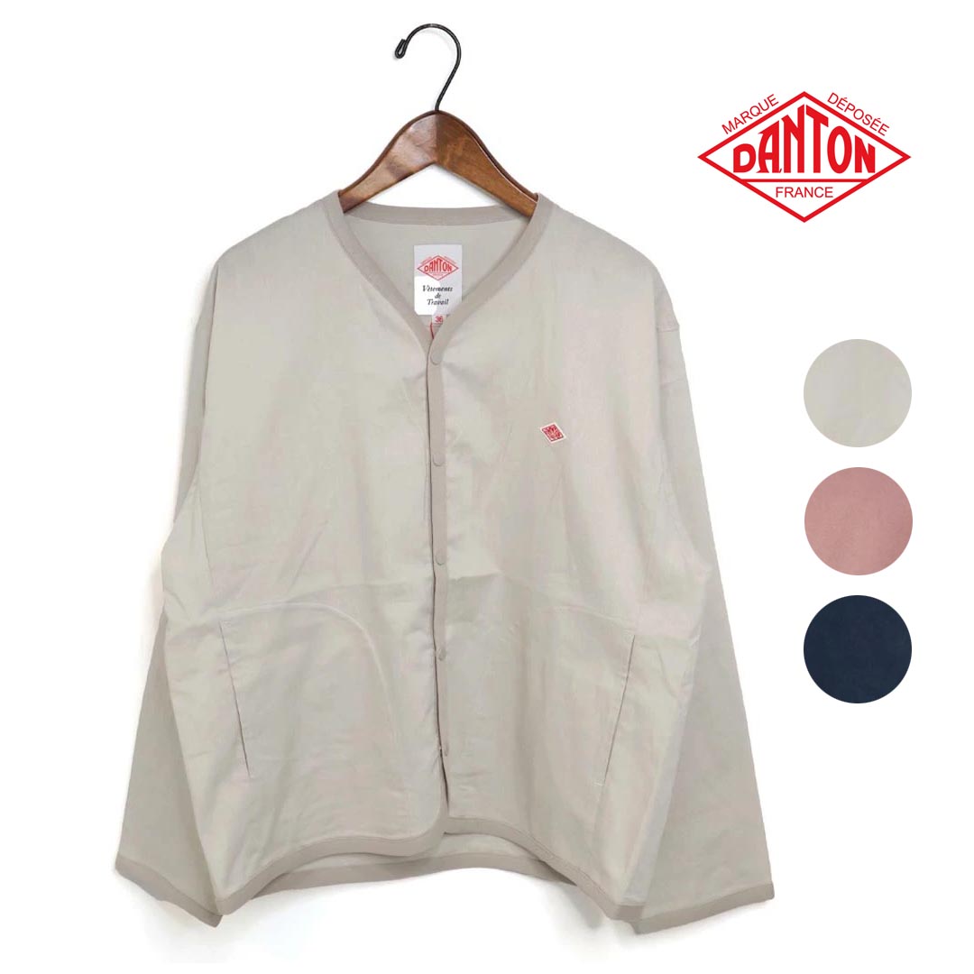 *レディース DANTON ダントン シャツカーディガン 品番：DT-B0349LIP【クーポン対象外】