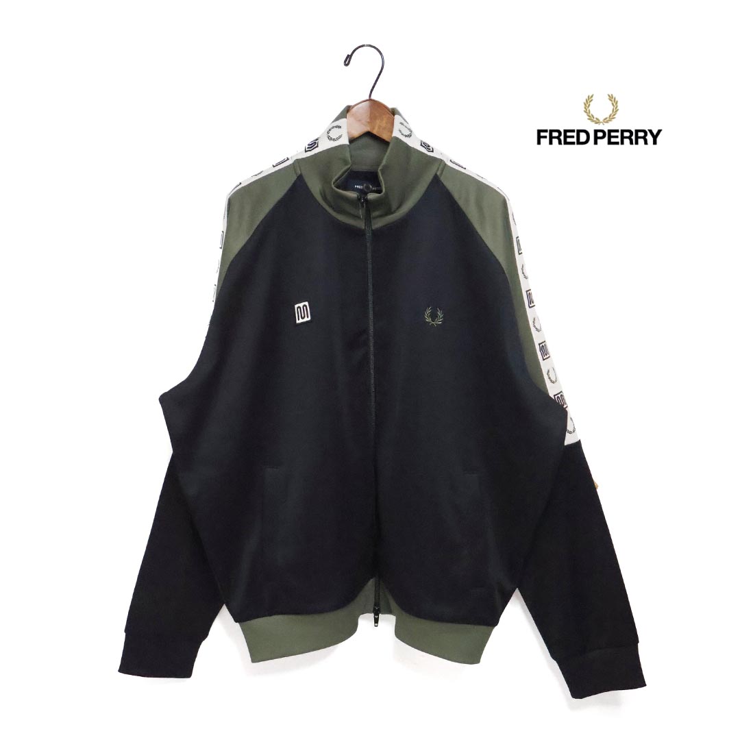 メンズ FRED PERRY フレッドペリー Meyba Taped Raglan Trackjacket メイバ テープラグラントラックジャケット 品番:SJ2166【クーポン対象外】|star&bars