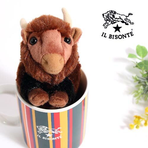 C06173 未使用品 IL BISONTE 特大 バッファロードール 置物 未使用6.4万 イルビゾンテ 特大 バッファロー ドール ぬいぐるみ
