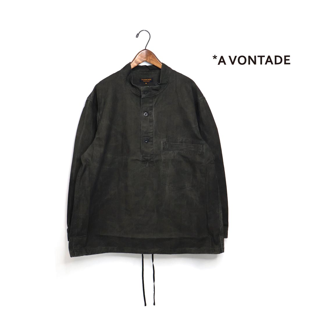 メンズ A VONTADE ア ボンタージ Mil Smock Jacket スモックジャケット プルオーバー ヘンリーネック 品番：VTD-0566-JK