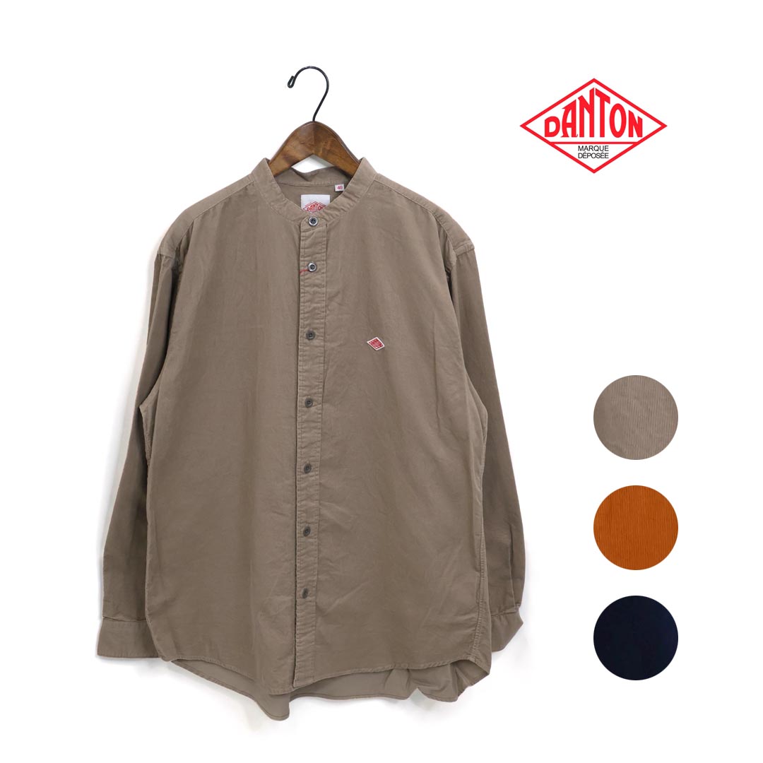 楽天市場】*メンズ DANTON ダントン コーデュロイバンドカラー 楽天市場】*メンズ DANTON ダントン コーデュロイバンドカラー
