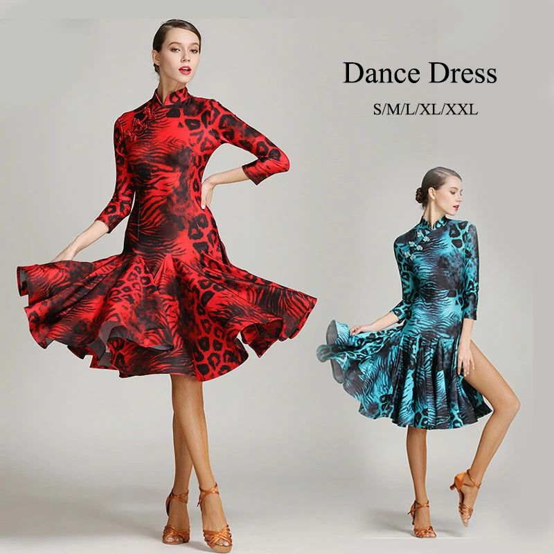 社交ダンス衣装 モダンドレス ラテンドレス スタンダードドレス ワルツダンス 紗 レース ロングワンピース マキシ丈 ラテン衣装 社交ダンスドレス 大きい裾 豪華なドレス ダンス衣装 ダンスウエア ダンス発表会|Startline