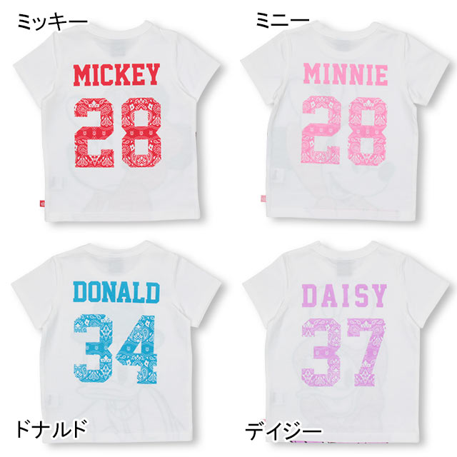 楽天市場 S30 ディズニー Bigフェイス ペイズリー柄 Tシャツ 4090k ベビードール Babydoll ベビー キッズ 男の子 女の子 コスチューム コスプレ Disney Collection Babydoll