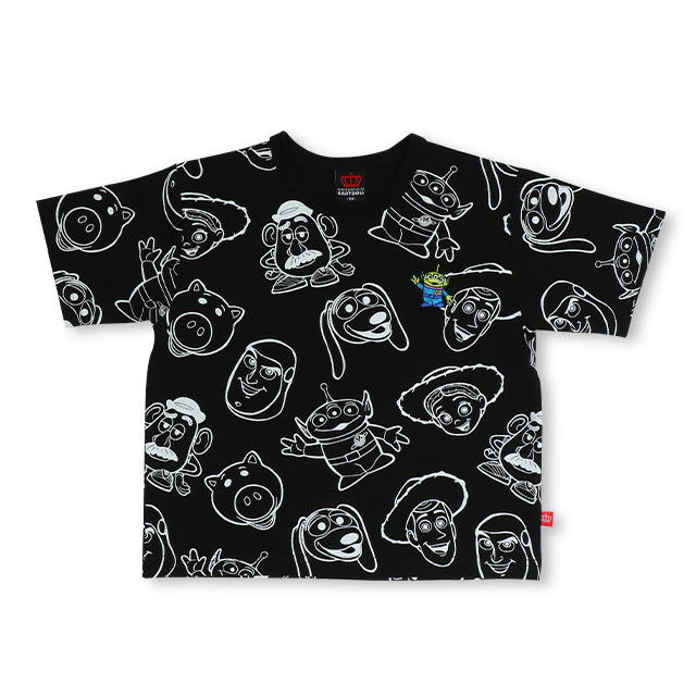楽天市場 S50 サマー 親子お揃い ディズニー キャラクター モノクロ柄 Tシャツ 5001k ベビードール Babydoll 子供服 ベビー キッズ 男の子 女の子 Disney Collection Babydoll