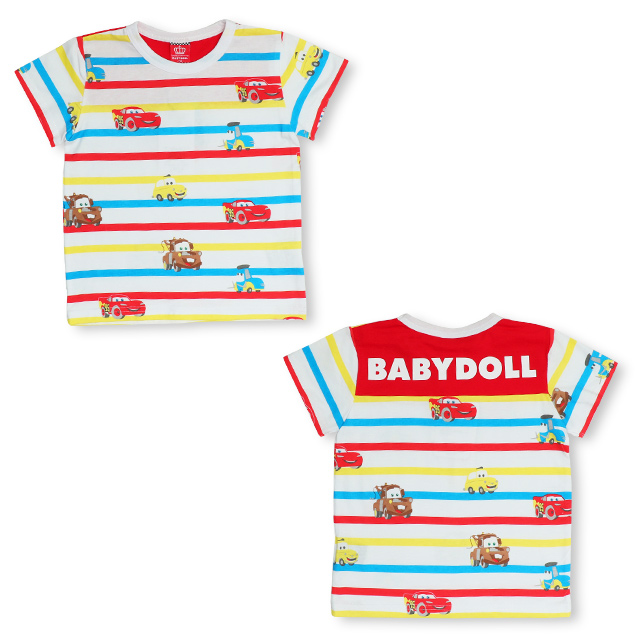 楽天市場 6 18 0時 S30 サマー ディズニー キャラボーダー Tシャツ 5134k ベビードール Babydoll 子供服 ベビー キッズ 男の子 女の子 Disney Collection Babydoll