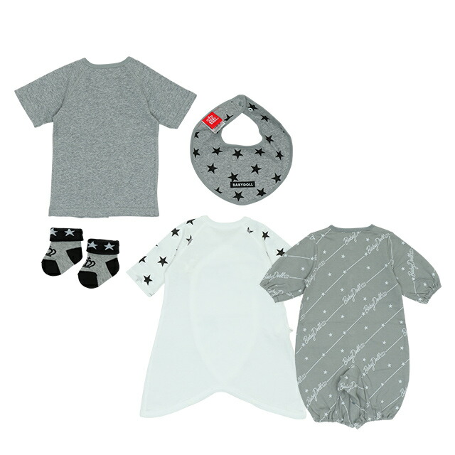 6 16new ギフトbox付き ベビーギフトセット 5384b 5点セット ベビードール Babydoll 子供服 ベビー 男の子 女の子 septicin Com