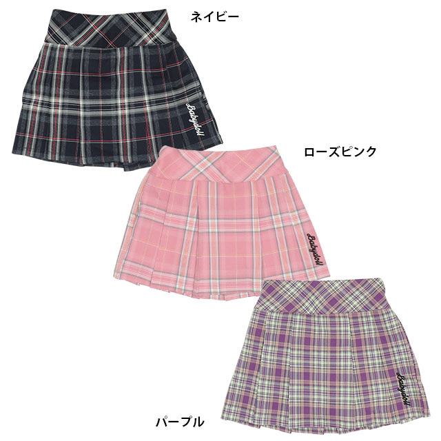 10/11NEWチェックスカート8025KベビードールBABYDOLL子供服ベビーキッズ男の子女の子