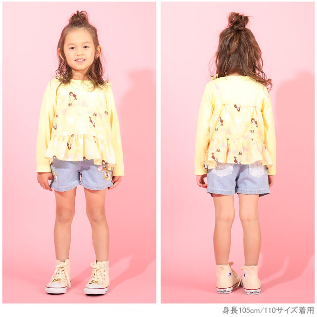 楽天市場 S50 サマープレ ディズニー プリンセス デニム ショートパンツ 4950k トップス別売 ベビードール Babydoll 子供服 ベビー キッズ 女の子 Disney Collection Babydoll