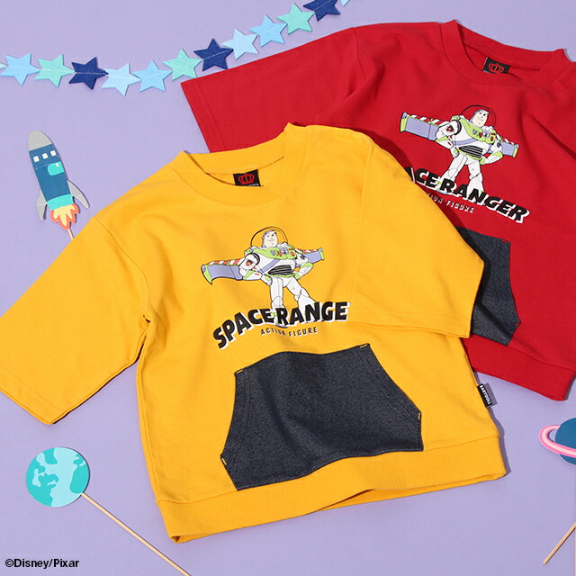 7/1NEWディズニートイストーリー5分袖トレーナー7051KベビードールBABYDOLL子供服ベビーキッズ男の子女の子DISNEY★Collection