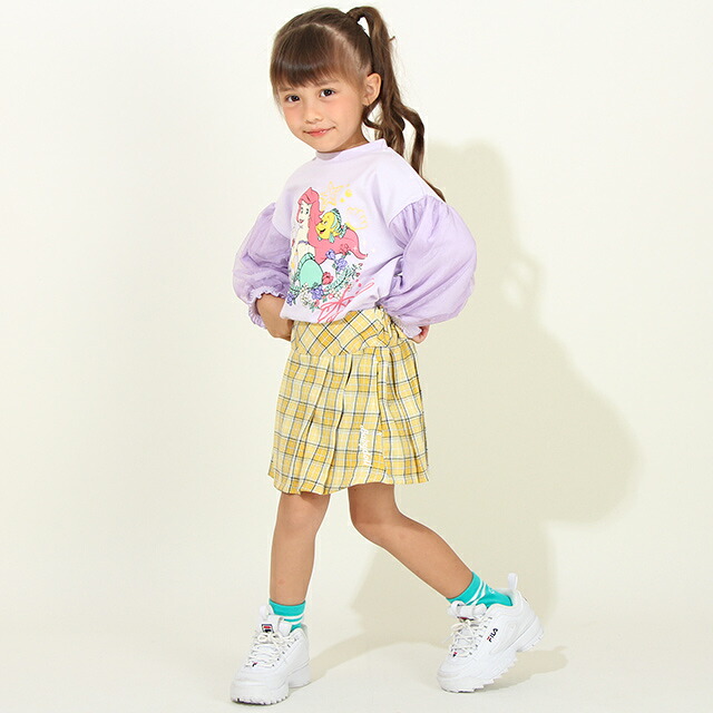 7/26NEWチェックスカート8649KベビードールBABYDOLL子供服ベビーキッズ女の子