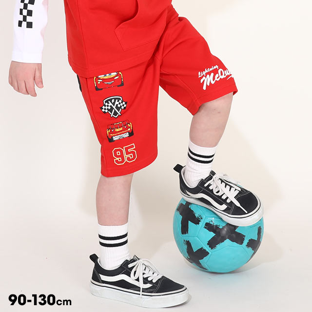 NEW 通販限定サイズあり ディズニー カーズ ロゴ ハーフパンツ 0314K（トップス別売） 綿100％ ベビードール BABYDOLL 子供服 ベビー キッズ 男の子 女の子 DISNEY★Collection画像
