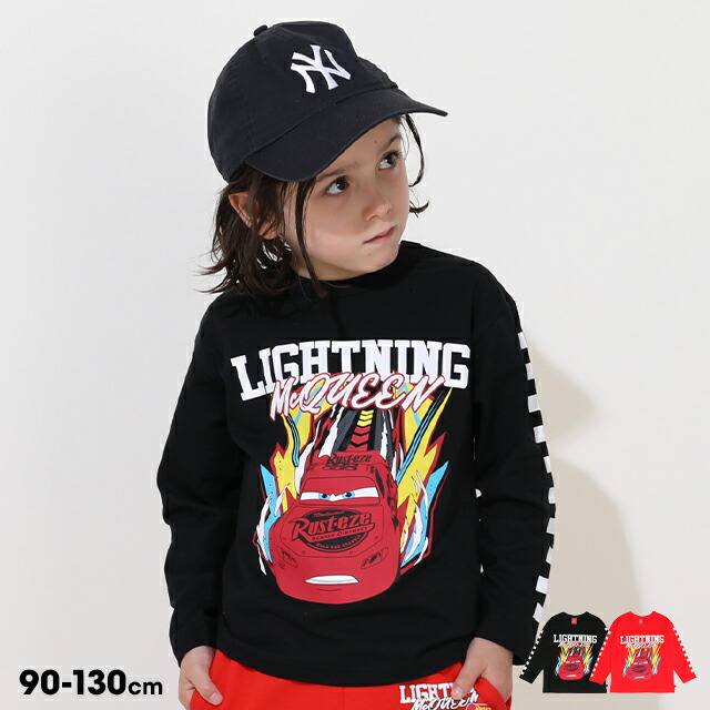 2/2まで 【S50】 ディズニー カーズ キャラクターロンT 0720K 綿100％ ベビードール BABYDOLL 子供服 ベビー キッズ 男の子 女の子 DISNEY 90 100 110 120 130画像