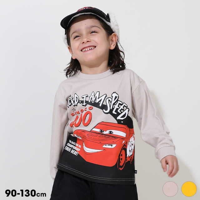 2/2まで 【S50】 ディズニー カーズ キャラクター ロンT 0805K 綿100％ ベビードール BABYDOLL 子供服 ベビー キッズ 男の子 女の子 DISNEY 90 100 110 120 130画像