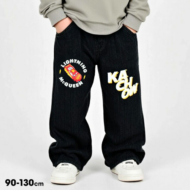 2/2まで 【S50】 ディズニー カーズ グランジ デニム ロングパンツ 1135K ベビードール BABYDOLL 子供服 ベビー キッズ 男の子 女の子 DISNEY デニムパンツ画像