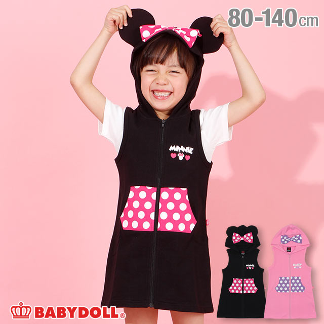 楽天市場 S50 通販限定 ディズニー 耳付き ノースリ ワンピース 3847k ベビードール Babydoll ベビー キッズ 女の子 コスチューム コスプレ Disney Collection Babydoll