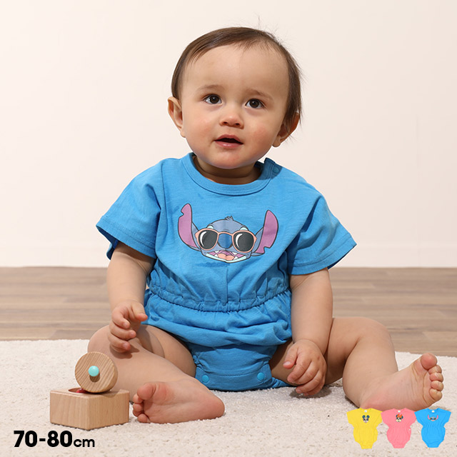 楽天市場 Plb New ディズニー スタイ付 キャラクター総柄 ボディスーツ 6260b ベビードール Babydoll 子供服 ベビー 男の子 女の子 Disney Collection Babydoll