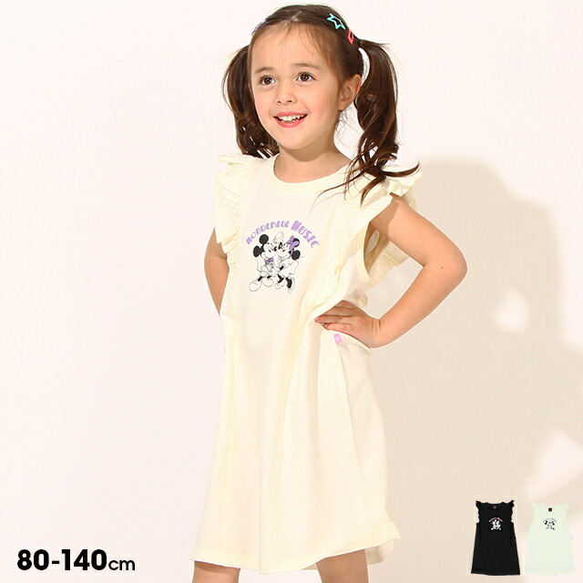 楽天市場 ディズニー なりきり サイド切替 ワンピース 49k ベビードール Babydoll 子供服 ベビー キッズ 女の子 Disney Collection Babydoll
