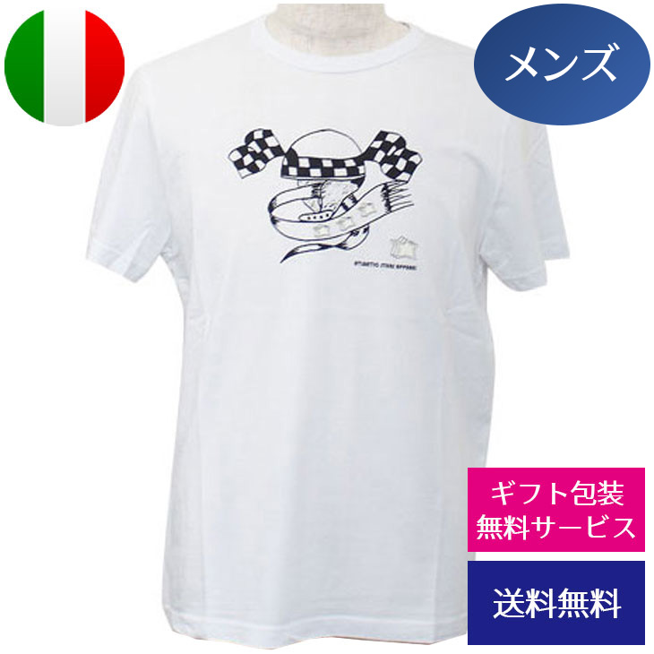 アトランティックスターズ Atlantic STARS メンズ半袖Tシャツ AMS1843 VAR BIANCO