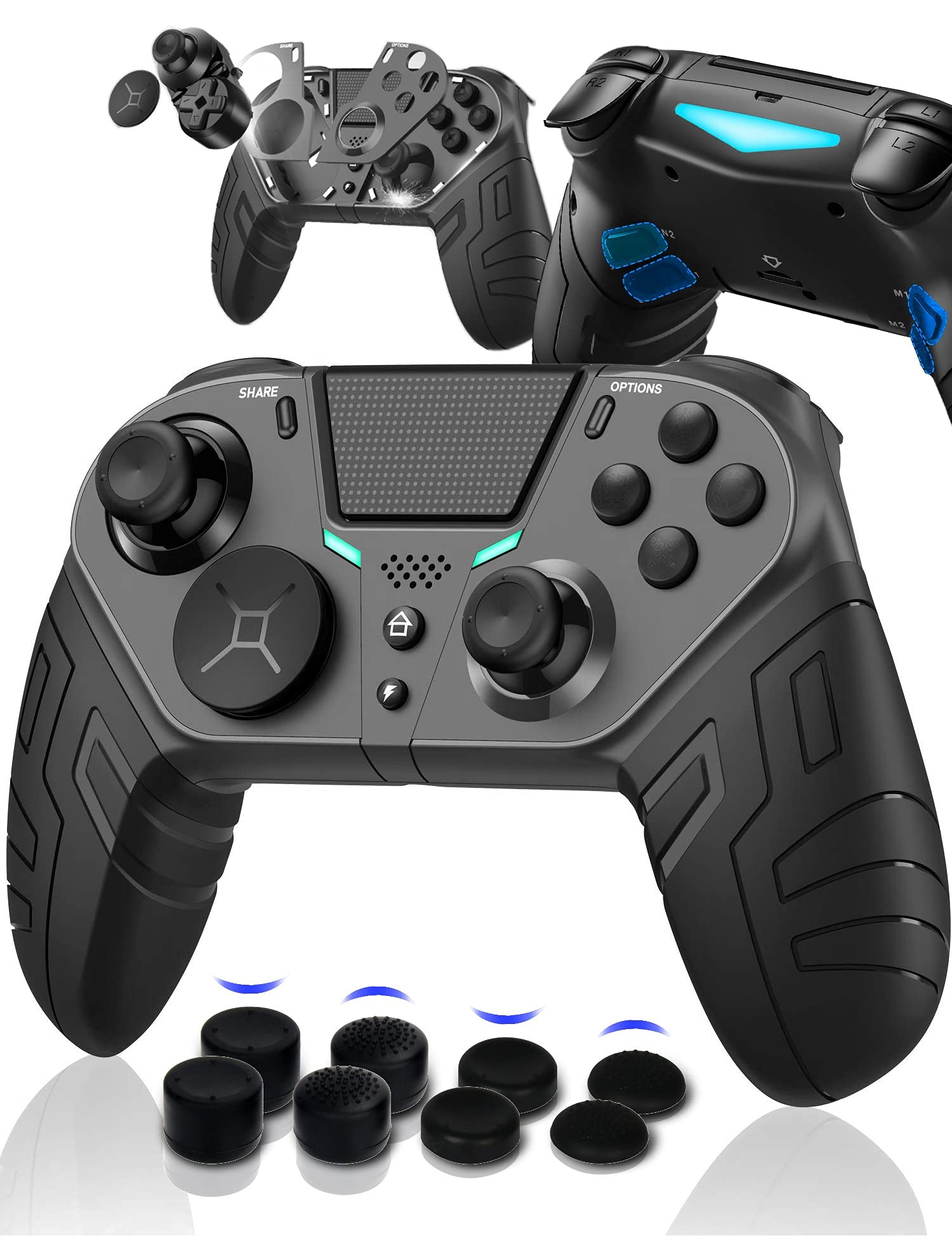 楽天市場 Ps4 ワイヤレス コントローラー Cowbox Fps究極版 Dualshock4 Ps4コントローラー Bluetooth デュアルショック 連射 背面ボタン搭載 プレステ4 ゲームパッド ハンドル タッチパッド ゲームコントローラー 送料無料 文具shop 楽天市場店