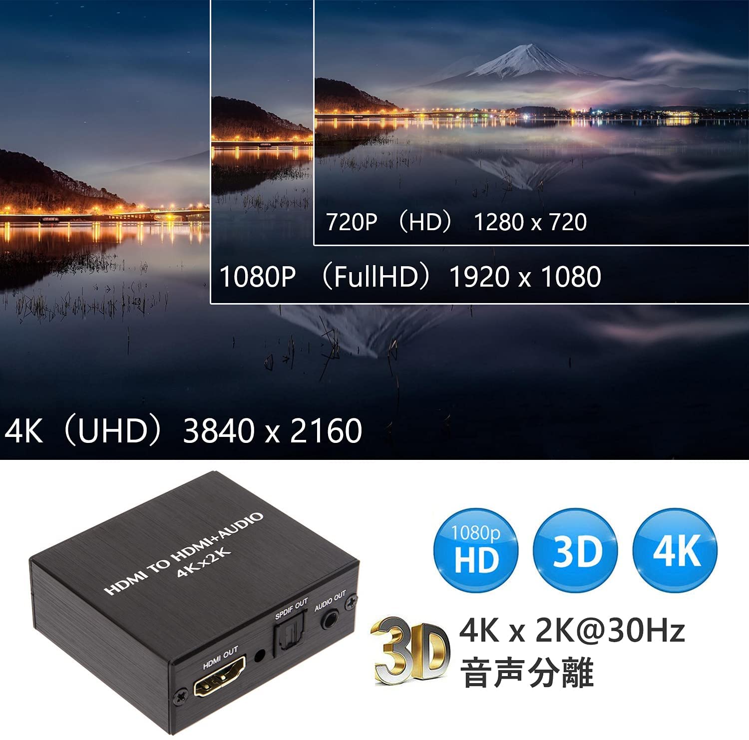 楽天市場 Hdmi音声分離器 4k 2k 30hz 光デジタルケーブル 変換 Spdif 3 5mm L R オーディオ ケーブル Rca ステレオ アナログ 出力 Ps4 Nintendo Switch Blu Ray Dvd Xbox Hdtv Player 対応 Avデジタルアンプ 分配器 文具shop 楽天市場店